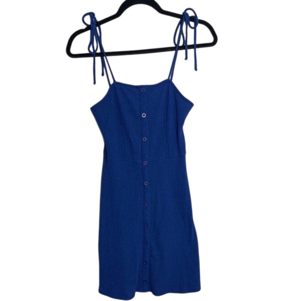 Harper Heritage Navy Blue Sleeveless Spaghetti Strap Mini Dress